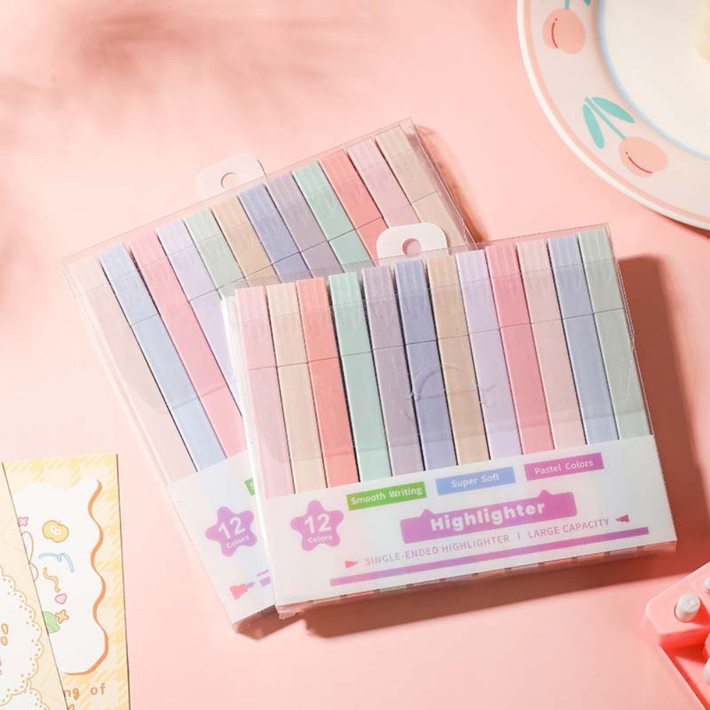 Double Headed Highlighter Pens - đánh giá và giá Pastel Highlighter Set Double Ended