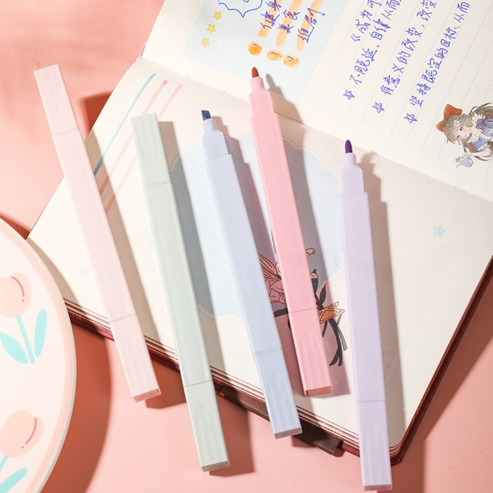 Double Headed Highlighter Pens - đánh giá và giá Pastel Highlighter Set Double Ended