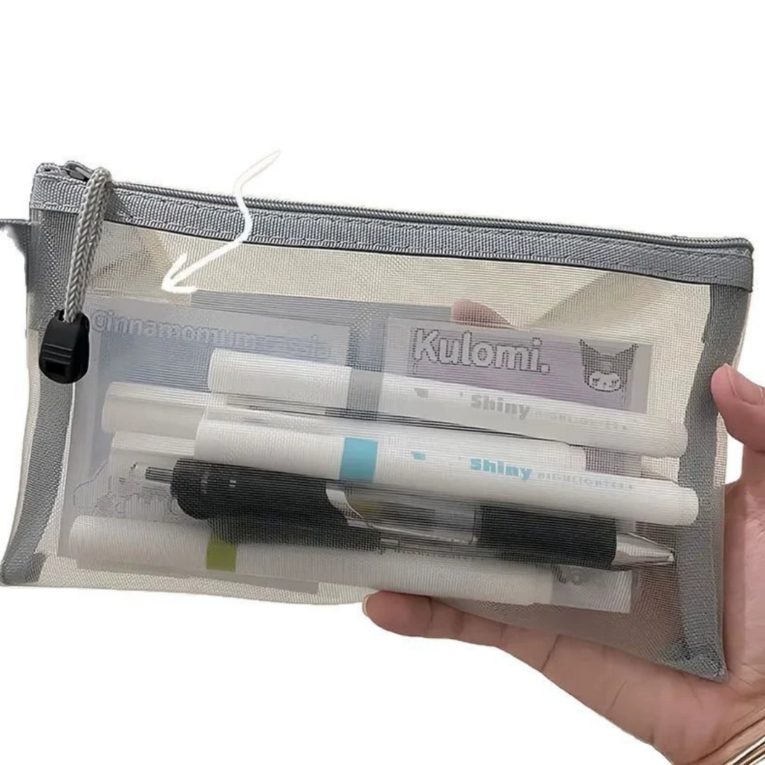 Nylon Pencil Storage Pouch Lig - đánh giá và giá Clear Mesh Pencil Pouch For Exam