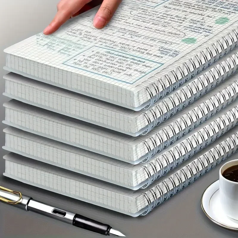 A5 Grid Notepad Spiral Bound S - đánh giá và giá Spiral Bound Grid Notebook A5